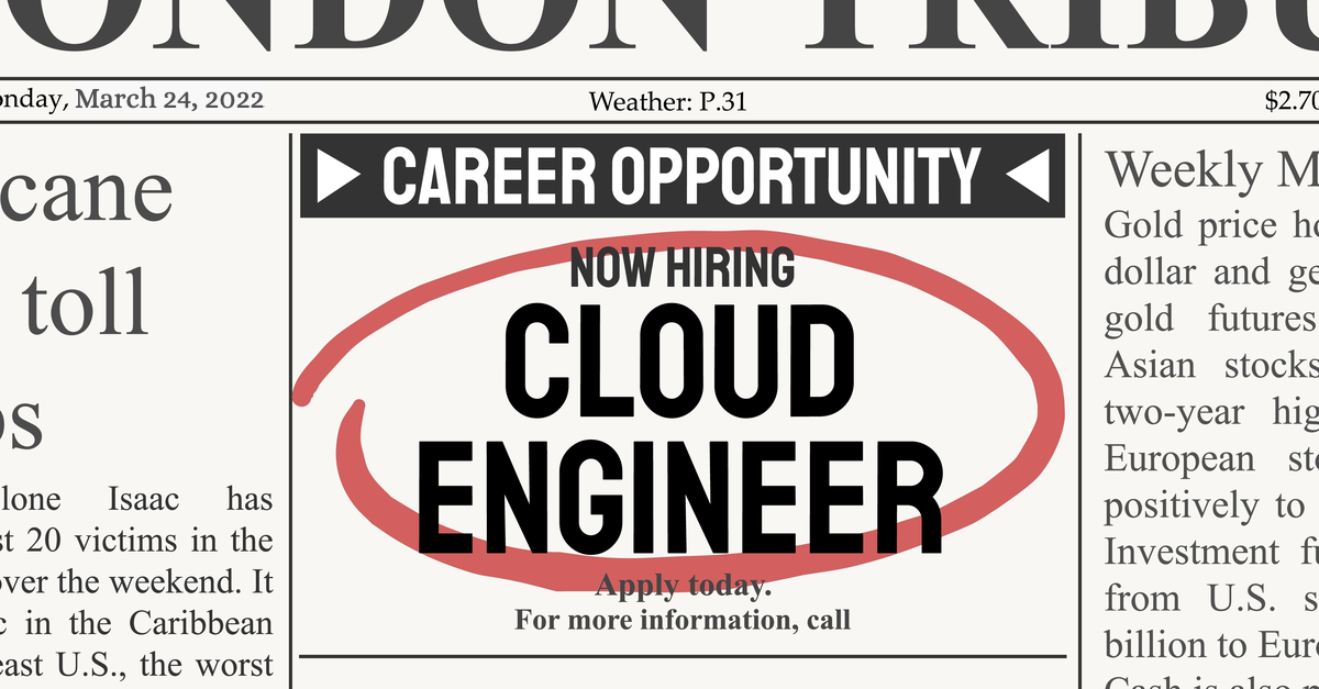 Cloud Engineer Career Opportunity