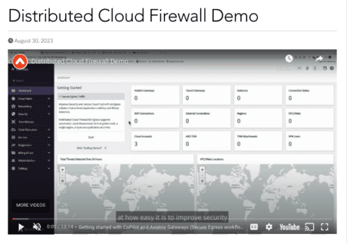 Distributed Cloud Firewall Demo