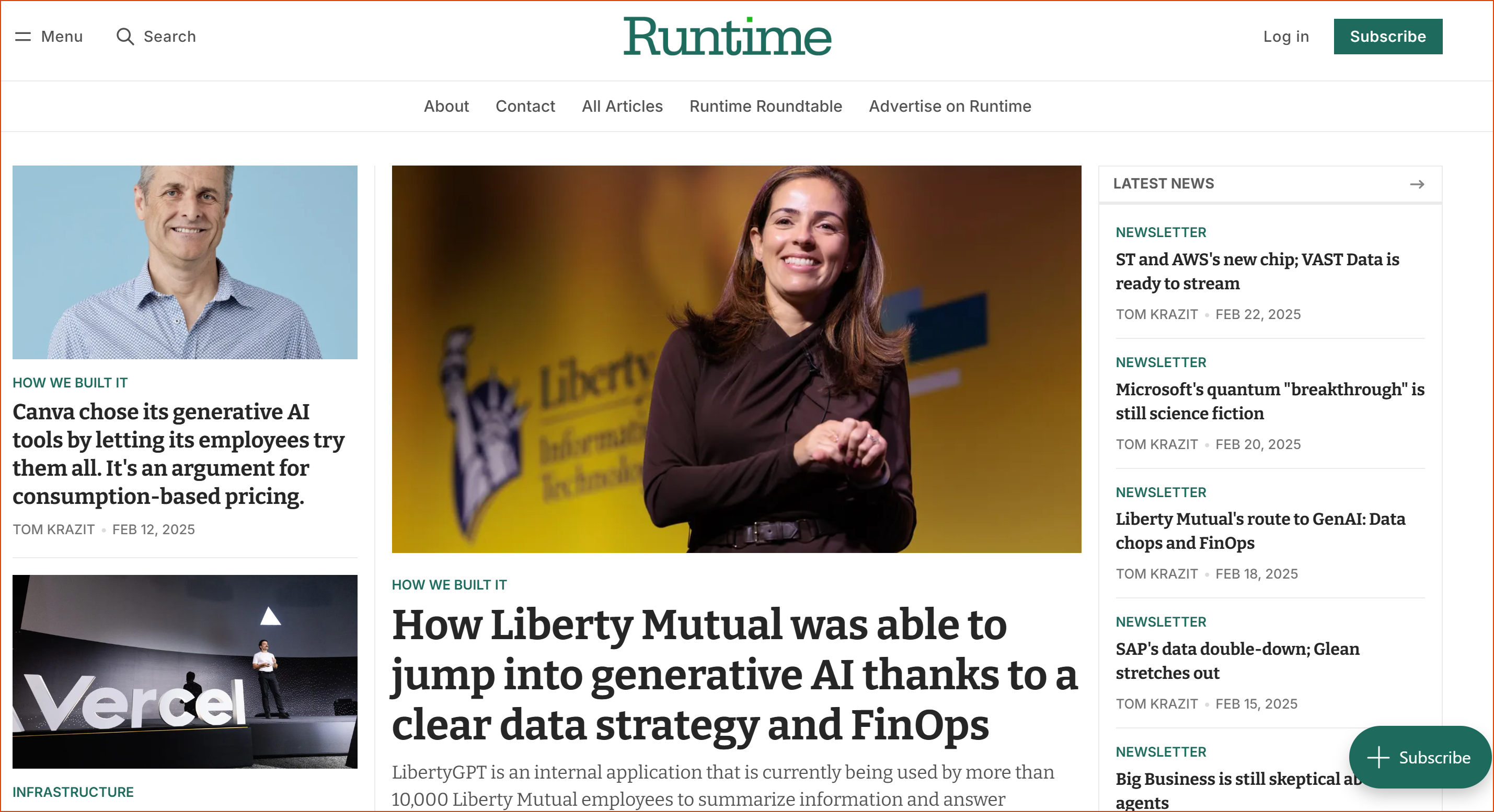 Runtime news