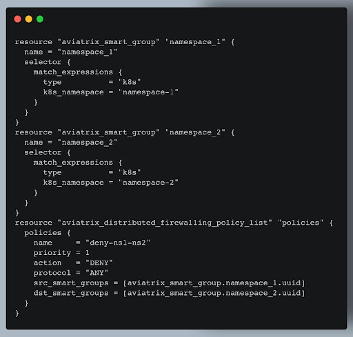 Production and non-production workload segregation using Namespaces (NSaaS)