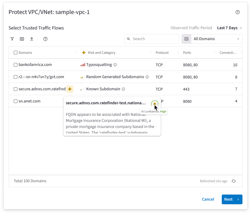 Human-AI Partnership - Aviatrix Egress Risk Insights
