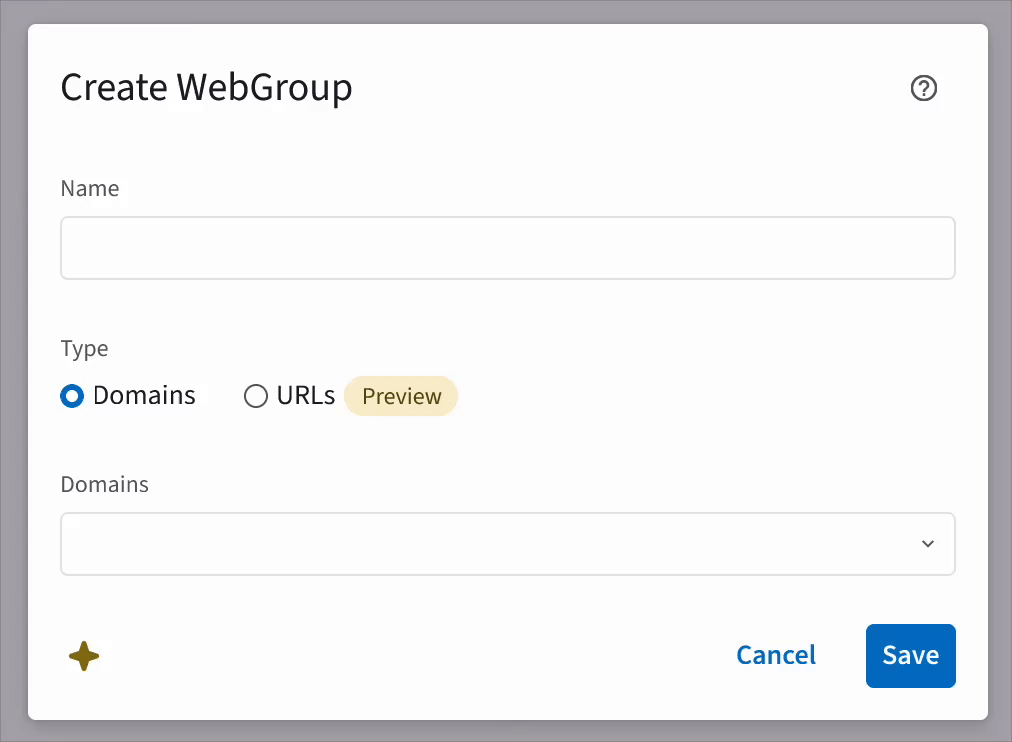 Human-AI Partnership - Infused AI in the Create Webgroups flow